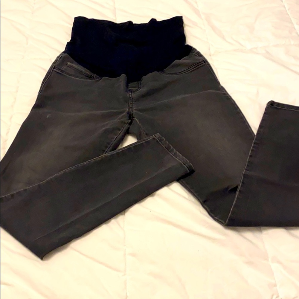 Black maternity jeans